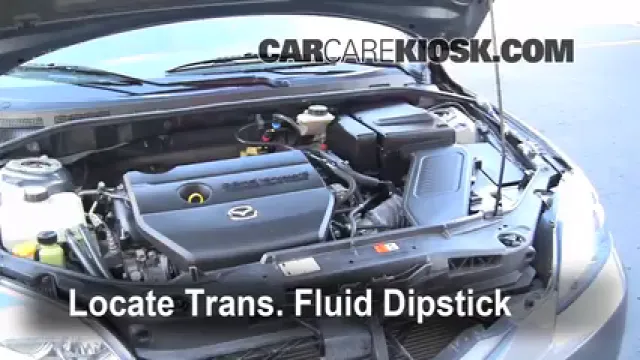 2008 Mazda 3 S 2.3L 4 Cyl. Hatchback Liquide de transmission Vérifier le niveau de liquide